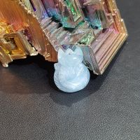 Hồ Ly Chín Đuôi Đá Aquamarine Thiên Nhiên - HLCT0041