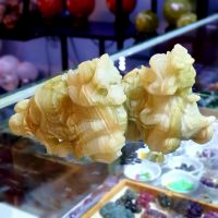 Cặp Tỳ Hưu Đá Ngọc Pakistan Thiên Nhiên - THCT0052