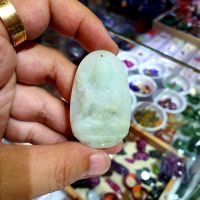 Bản Mệnh  Đại Thế Chí Bồ Tát Đá Cẩm Thạch Thiên Nhiên Độ Mệnh Cho Người Tuổi Ngọ - PHM0005