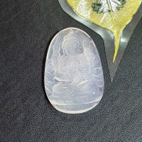 Bản Mệnh Thiên Thủ Thiên Nhãn Bồ Tát Đá Mã Não Trắng Thiên Nhiên Độ Mệnh Cho Người Tuổi Tý - PHM0015