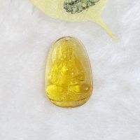 Bản mệnh A DI DA Đá Lưu Ly Vàng Thiên Nhiên Độ Mệnh Cho Người Tuổi Tuất, Hợi - PHM0051