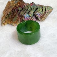 Nhẫn Càn Long Đá Ngọc Bích Thiên Nhiên ( Bảng Vuông ) - NPTCT0000