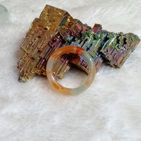 Nhẫn Đá Mã Nảo Thiên Nhiên ( Bản Tròn ) - NPTCT0011