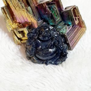 Tượng Di Lạc Ngồi Đá Saphia Thiên Nhiên - DLCT069