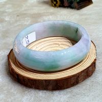 Vòng Tay Dạng Bản Liền Nguyên Khối Đá Cẩm Thạch A Thiên Nhiên Ni53 - 159NHD0013