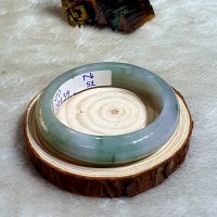 Vòng Tay Dạng Bản Liền Nguyên Khối Đá Cẩm Thạch A Thiên Nhiên Ni51 - 139VTD0019