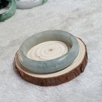 Vòng Tay Dạng Bản Liền Nguyên Khối Đá Cẩm Thạch Thiên Nhiên Ni54 - 0140CTCT003