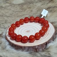 Vòng Tay Phong Thủy Đá Mã Nảo Đỏ Thiên Nhiên Cho Người Mệnh Hỏa Thổ Size 10ly - VTMNCT0002