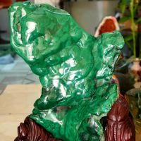 Đá Lông Công ( Malachite ) Trưng Bầy Phong Thủy  - LCCT039