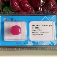 Mặt Đá Quý Ruby Đỏ Tự Nhiên - Đã Kiểm Định - RB152833