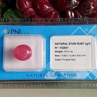 Mặt Đá Quý Ruby Đỏ Tự Nhiên - Đã Kiểm Định - RB152831