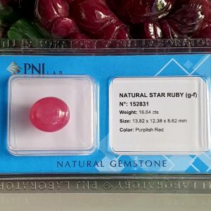 Mặt Đá Quý Ruby Đỏ Tự Nhiên - Đã Kiểm Định - RB152831