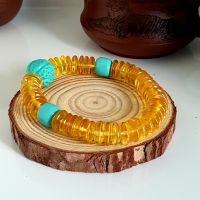 Vòng Tay Hổ Phách Vàng Baltic Thiên Nhiên - HP0004