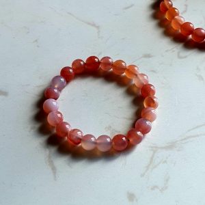 Vòng Tay Đá Mã Nảo Hồng 8li - MNDS008