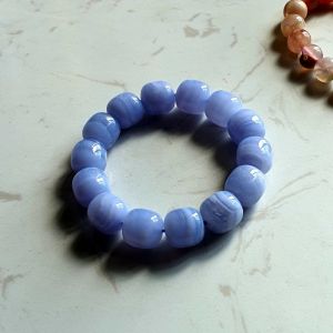 Vòng Tay Đá Ngọc Mã Nảo Xanh Dương 14li - NMN036