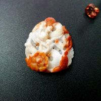 Mặt Rồng Đeo Cổ Ngọc Cẩm Thạch A Thiên Nhiên - CTA121