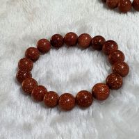 Vòng Tay Phong Thủy Đá Kim Sa Thiên Nhiên Size 10li - Hợp mệnh kim thổ - DKS1107