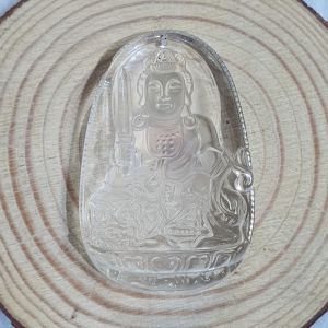 Bản mệnh Văn Thù Bồ Tát Đá Thạch Anh Trắng Thiên Nhiên Độ Mệnh Cho Người Tuổi Mão Mệnh Kim 1963 & Mệnh Thủy 1975 - PBM1055