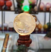 Quả Cầu Phong Thủy Đá Thạch Anh Trắng Thiên Nhiên - QCCT0059