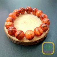 Vòng tay phong thủy gỗ huyết rồng ( huyết long ) rừng thiên nhiên size 14ly - GHL1236