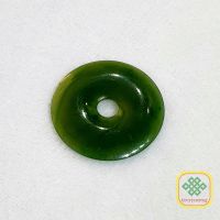 Đồng điếu ( Khấu bình an ) ngọc bích thiên nhiên bao kiểm định - DD159
