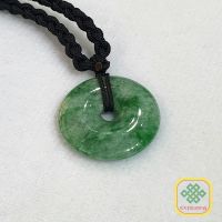 Đồng điếu ( Khấu bình an ) ngọc cẩm thạch A thiên nhiên bao kiểm định - DD513