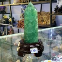Trụ đá Flourite xanh lá thiên nhiên bao kiểm định hợp mệnh mộc hỏa - TĐTA1219