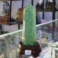 Trụ đá Flourite xanh lá thiên nhiên bao kiểm định hợp mệnh mộc hỏa - TĐTA1231