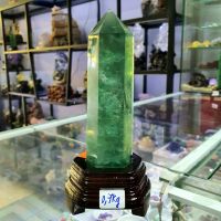 Trụ đá Flourite xanh lá thiên nhiên bao kiểm định hợp mệnh mộc hỏa - TĐTA1234