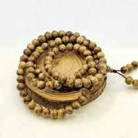 Chuỗi vòng trầm hương tốc bông núi rừng thiên nhiên 108 hạt 8ly - VTTH1212