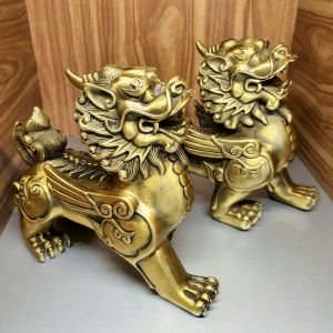 Cặp tỳ hưu thiên lộc đồ đồng phong thủy chiêu tài - ĐĐPT1046